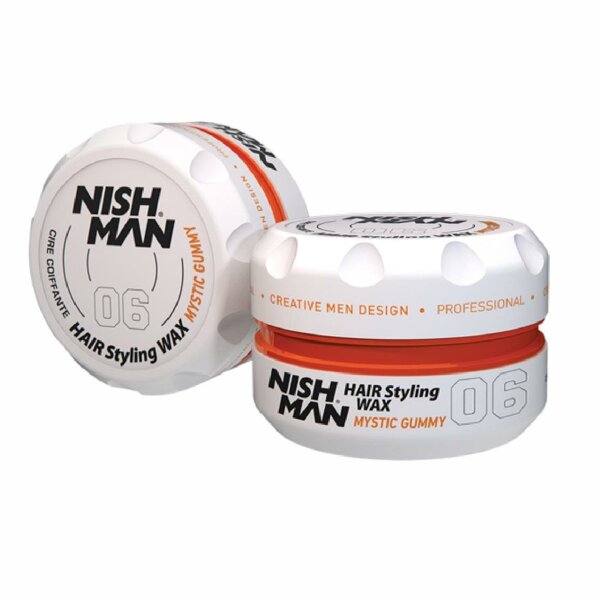 NISHMAN 06 Hair Styling Wax Mystic - weiß 150 ml XL