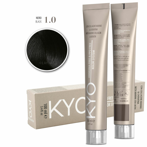 KYO Hair Color 100 ml 1.0 schwarz