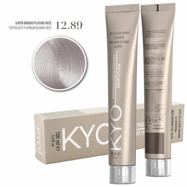 KYO Hair Color 100 ml 12.89 super blond platin irisierend