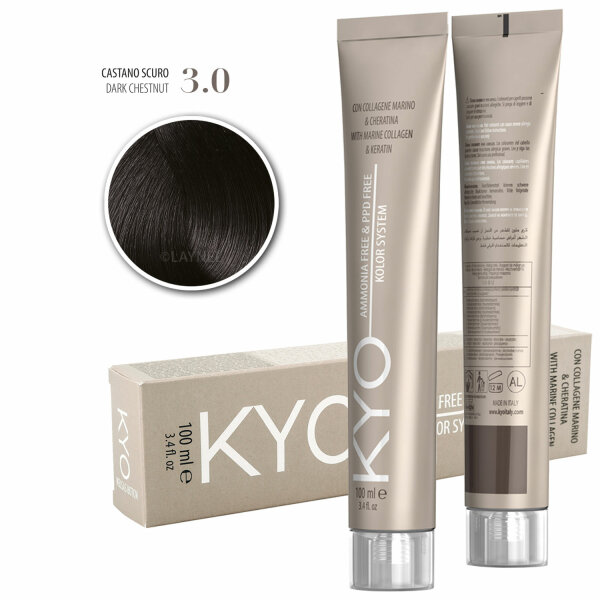 KYO Hair Color 100 ml 3.0 dunkelbraun