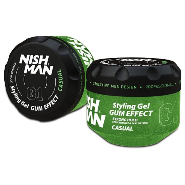 NISHMAN G1 Styling Gel Gum Effect Strong Hold 300 ml