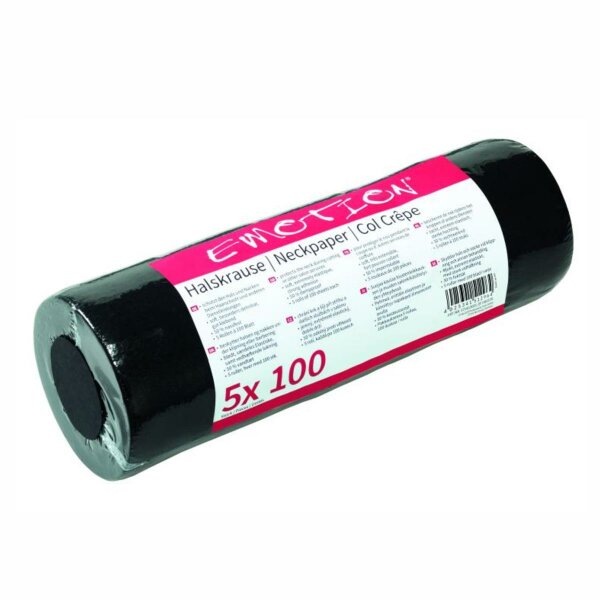 Efalock Emotion Halsschutzkrause 5 Rollen a 100 Blatt schwarz