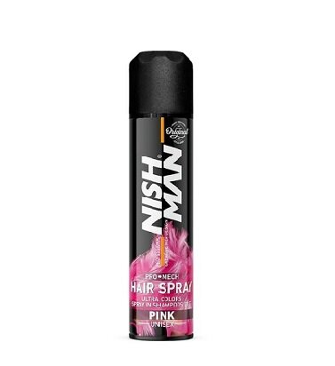 NISHMAN Color Hair Spray - Pink 150 ml